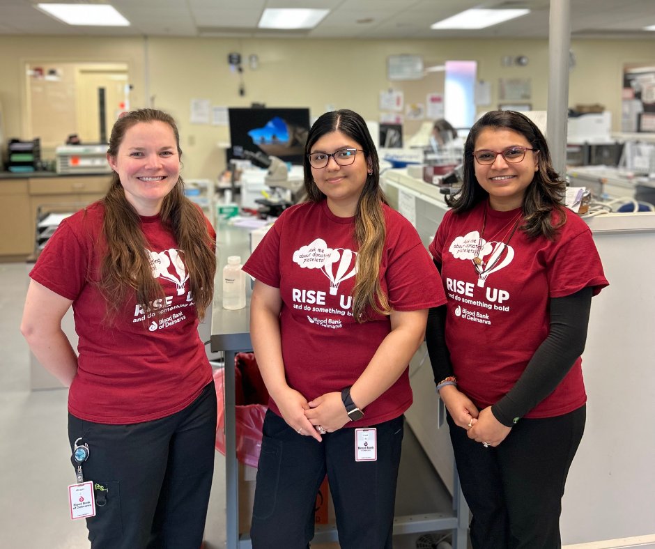 We kicked off Lab Week with some twin-spiration! Thank you to all Laboratory Professionals who prepare blood and blood products for patients in our area. 🥼👩‍🔬 #labweek