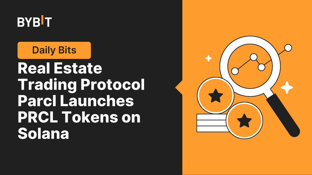 🧠 Real Estate Trading Protocol Parcl Launches $PRCL Tokens on Solana chain.

$NEAR jumped by 4.2% after Aurora launched Forwarder for simplified asset transfers from CEXs to NEAR Protocol.

🌐 Explore More: i.bybit.com/1ueabTBW

#TheCryptoArk #BybitNews