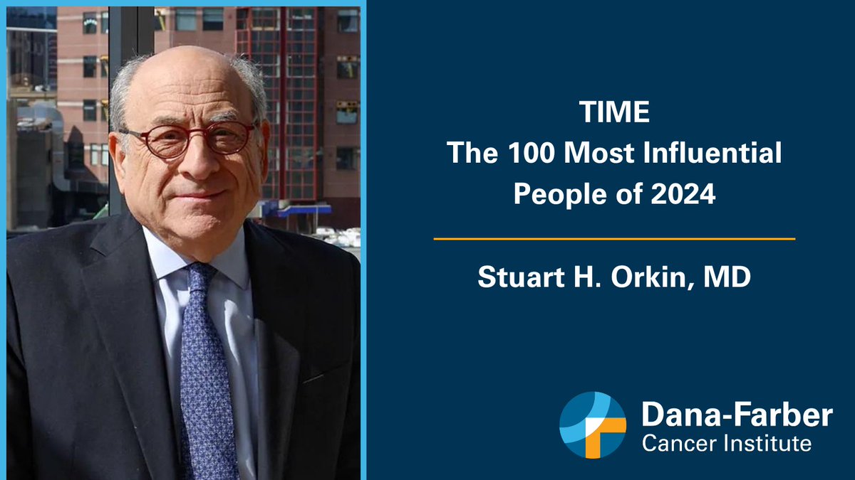 Congratulations to @DanaFarber's Stuart H. Orkin, MD, who was named one of @TIME 100 Most Influential People of 2024. Orkin's research has led to the first gene therapy using #CRISPR to treat sickle cell disease. Read more ▶️ ms.spr.ly/6011YBwpc