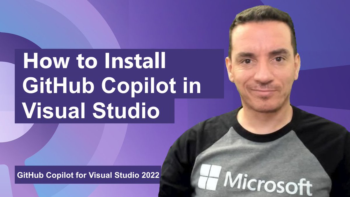 VisualStudio's tweet photo. 🛫 Are you ready to get started using GitHub Copilot in Visual Studio? Here's your step-by-step guide to enabling the new AI-powered coding assistant. https://t.co/trf0Ok5cwA https://t.co/8YXSdekkWB