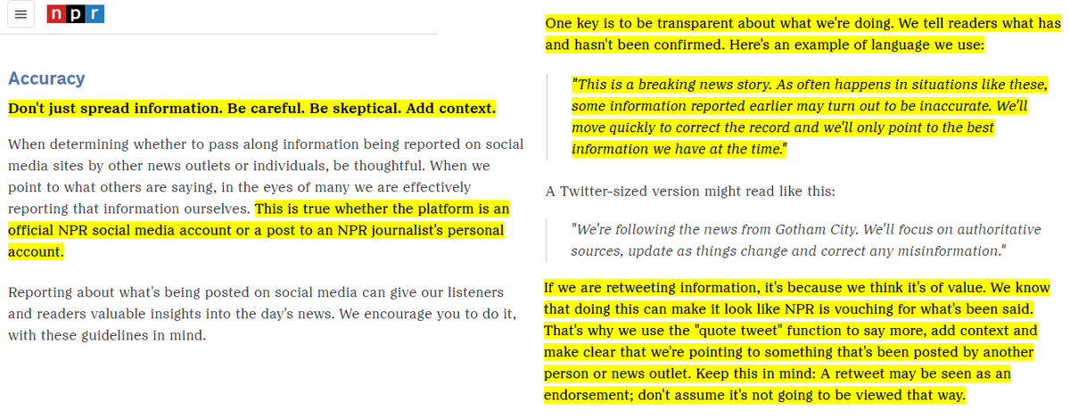 @uberliner @bariweiss @krmaher you demanded the FBI arrest people you don't like, repeated deranged atrocity propaganda hoaxes, demanded NPR and other media do even more censorship for your precious Israel, and demanded people be fired for their past social media posts as you violate NPR's own policies on that