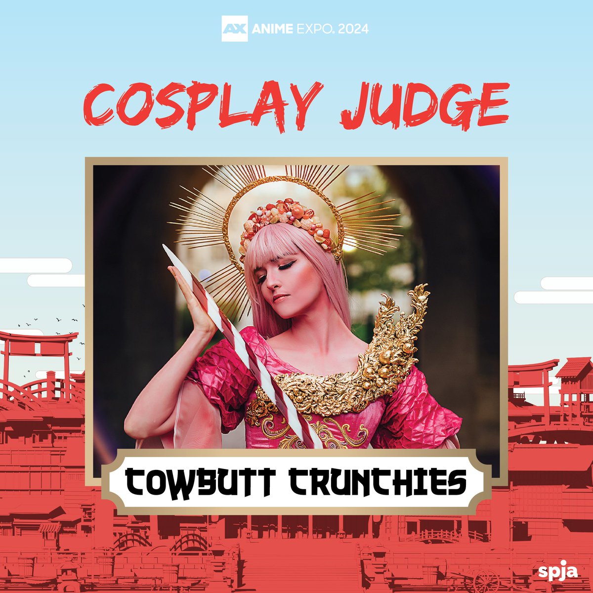 ✨ Regan of Cowbutt Crunchies Cosplay is a powerhouse in the LGBTQ+ cosplay scene, mastering everything from embroidery to animatronics. 💓 Their innovative designs have won them the 2019 Crown Champion of Cosplay. 🐱 #AX2024 @Cowbuttcrunchie