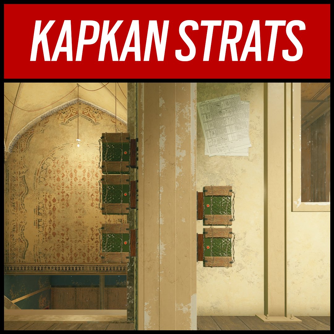 How do you place Kapkan's traps? 🤔 One per entry point? All five on one?? 📌 Tell us your strat!