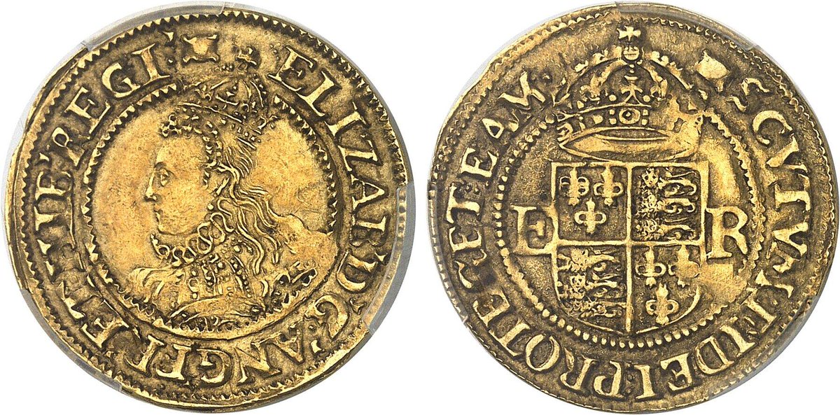 GREAT BRITAIN - UNITED KINGDOM.
Elizabeth I (1558-1603). Crown (crow), 6th program ND (1594-1596), London.

#coins #ancientcoins #ancienthistory #coincollecting #numismatics #romanhistory #worldhistory #worldcoins #oldcoins #collectibles #antiques #greatbritain #unitedkingdom