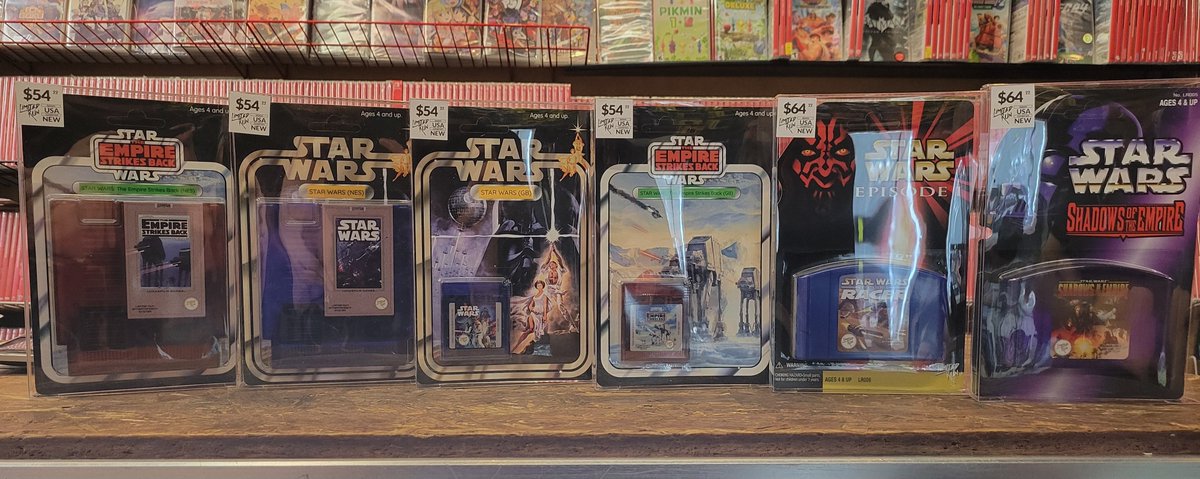 We found rare Star Wars games hidden in Lotho Monor and brought them out just for you! If want to browse through our other Star Wars merch and goodies, visit the link below! May the force guide you: videogamesnewyork.com/star-wars/?pag… #StarWars #Retro #DMG #NES #N64 #MayTheForceBeWithYou