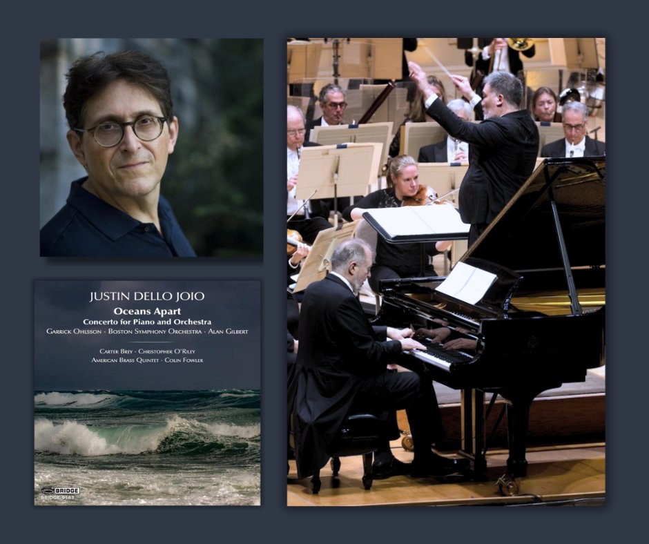 Another outstanding review of Dello Joio’s Piano Concerto 'Oceans Apart': ' [...] Dello Joio’s piece requires monster technique, which Ohlsson has to burn — and his clearly articulated playing revels in the score’s brilliant splashes of color.' — @SFCV