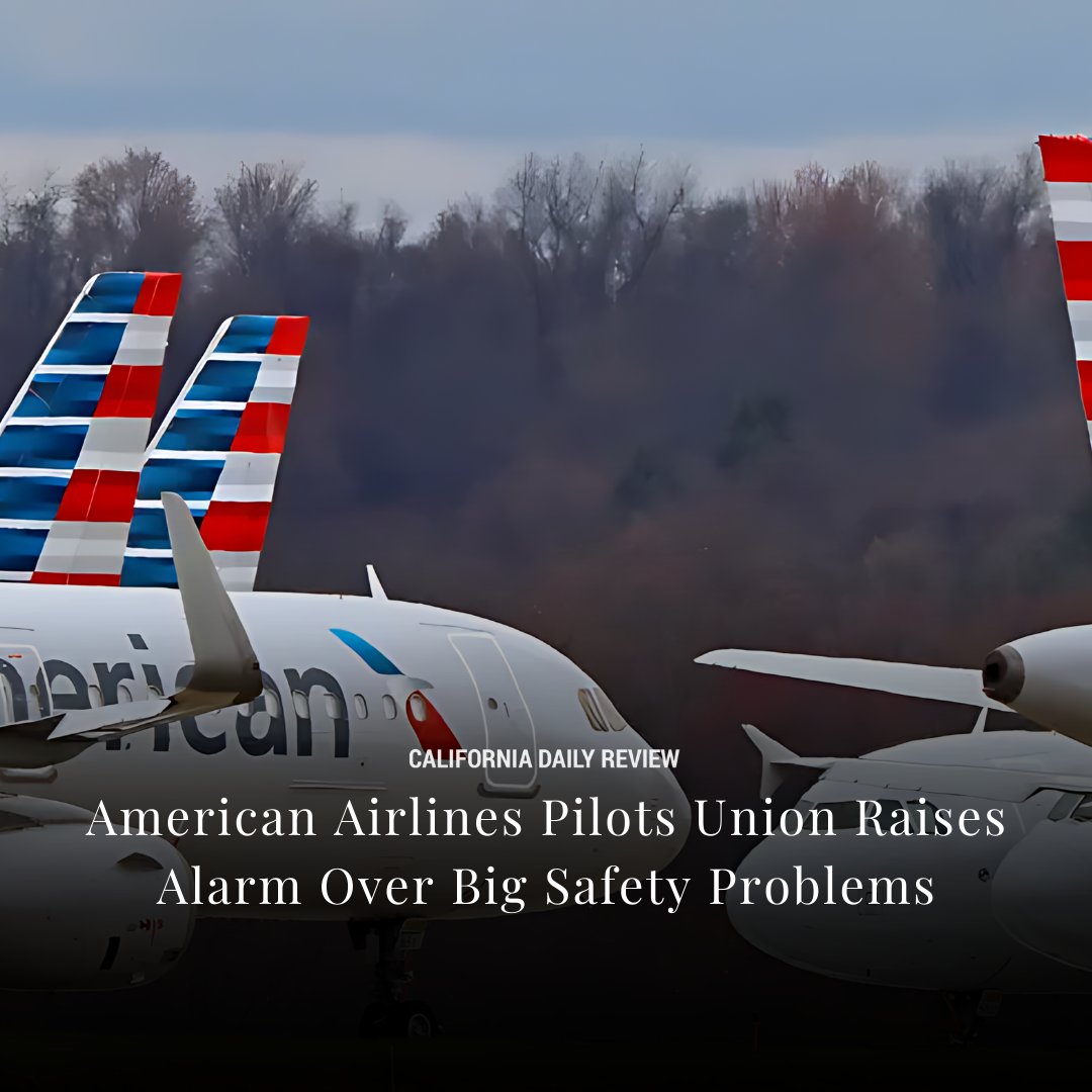 American Airlines pilots' union flags safety concerns: tools left in wheel wells, towing collisions, maintenance pressure.

#californiadaily #airplanes #boeing #airbus #americanairlines #us #faa #apa #a319 #pilotunion #safetyissues #collisions #incident #WednesdayMotivation