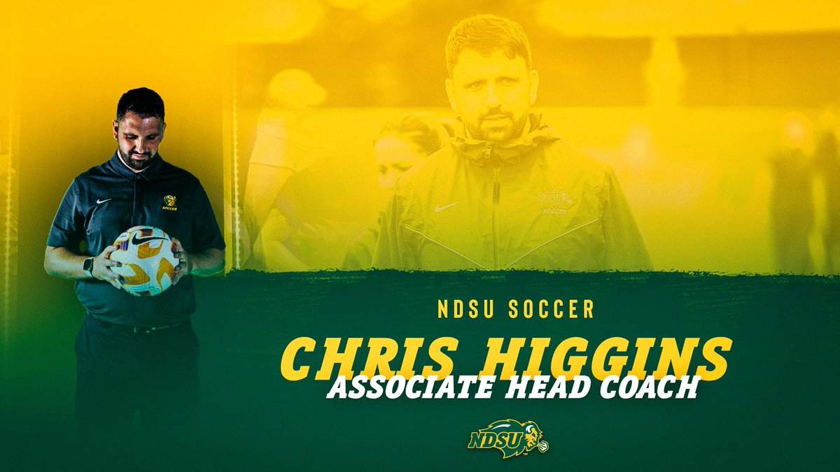 Chris Higgins has been elevated to associate head coach for the NDSU Soccer program 🤘 📰: bit.ly/3U3Ljgp