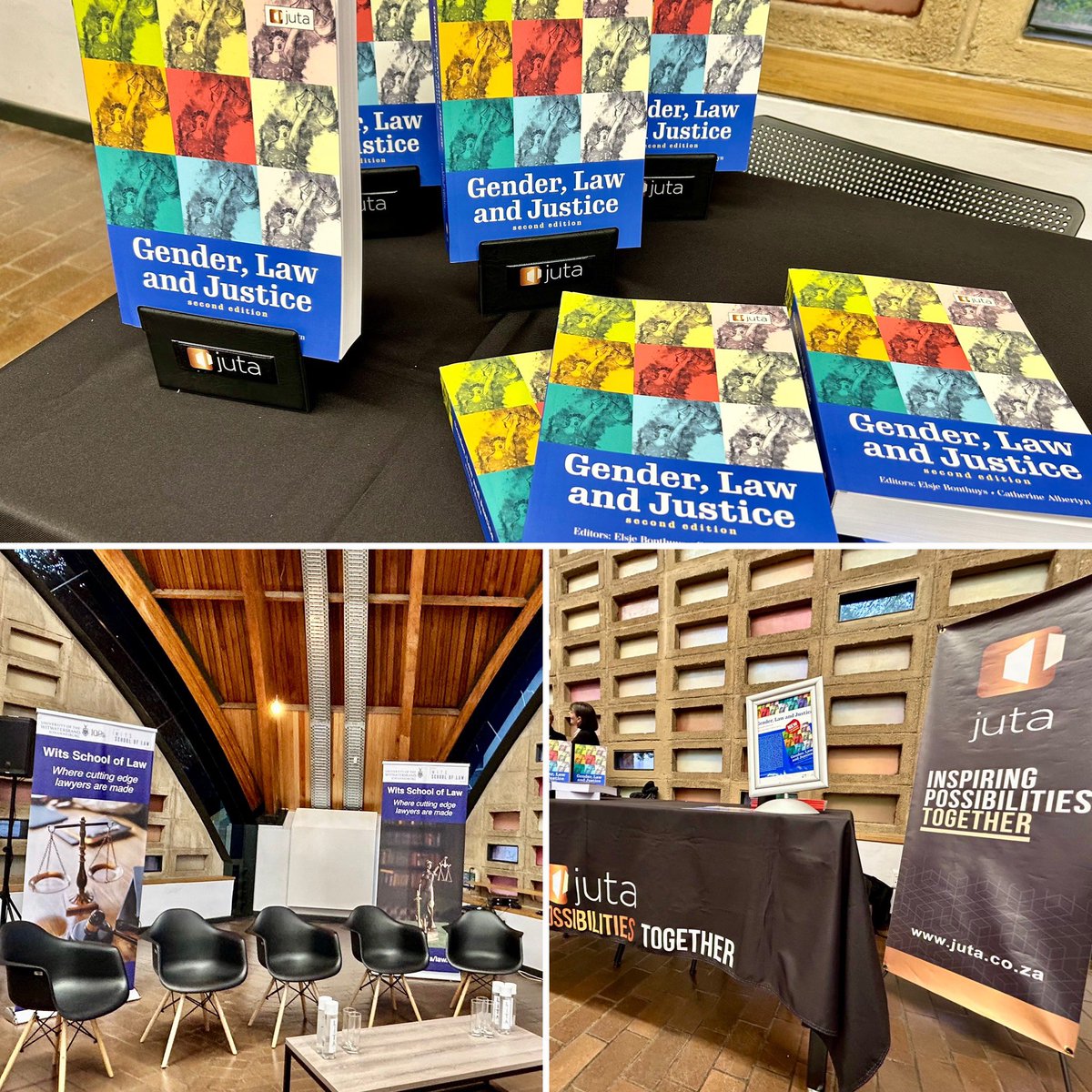 We’re all set for tonight’s book launch, “Gender, Law and Justice” revised edition edited by Elsje Bonthuys and Cathi Albertyn. We will be joined by some of the authors of the book in a conversation with senior legal practitioner Kameshni Pillay SC. #gender #law #justice #witslaw