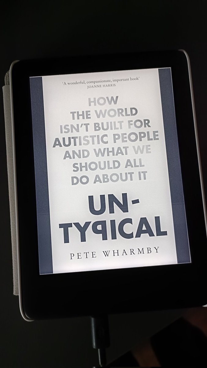 I started to read this on my kindle today. Only 99p, bargain and great so far

#actuallyautistic