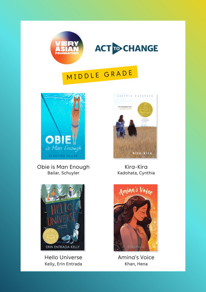 Read #AAPI stories, and meet characters who look like us. Download our AAPI #AntiBullying Book List, developed in partnership with @theveryasianfdn. acttochange.org/aapibooklist/