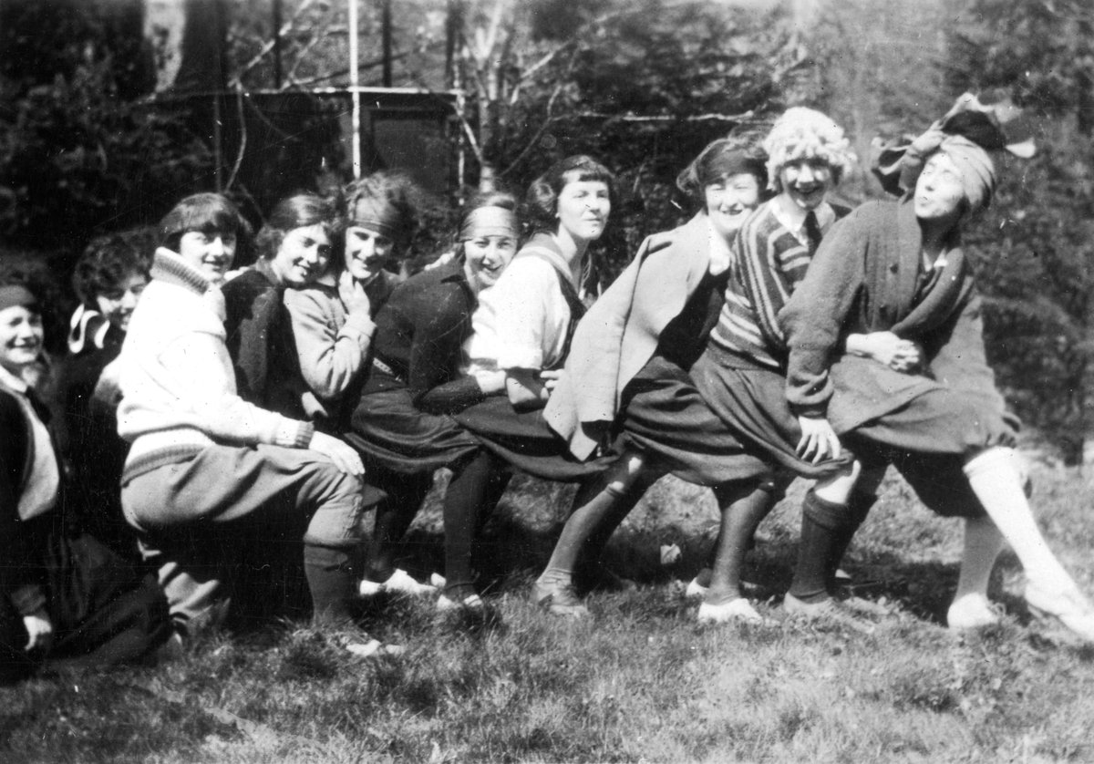 The lap sit challenge! If you thought it started as a Social Media challenge try again. Image title: The graduation picnic : some of Beth's party - May 5, 1923 Ref code: AM427-S4-F2-: CVA 289-002.396 ow.ly/NCWF50R09x1 #tiktokchallenge #lapsitchallenge