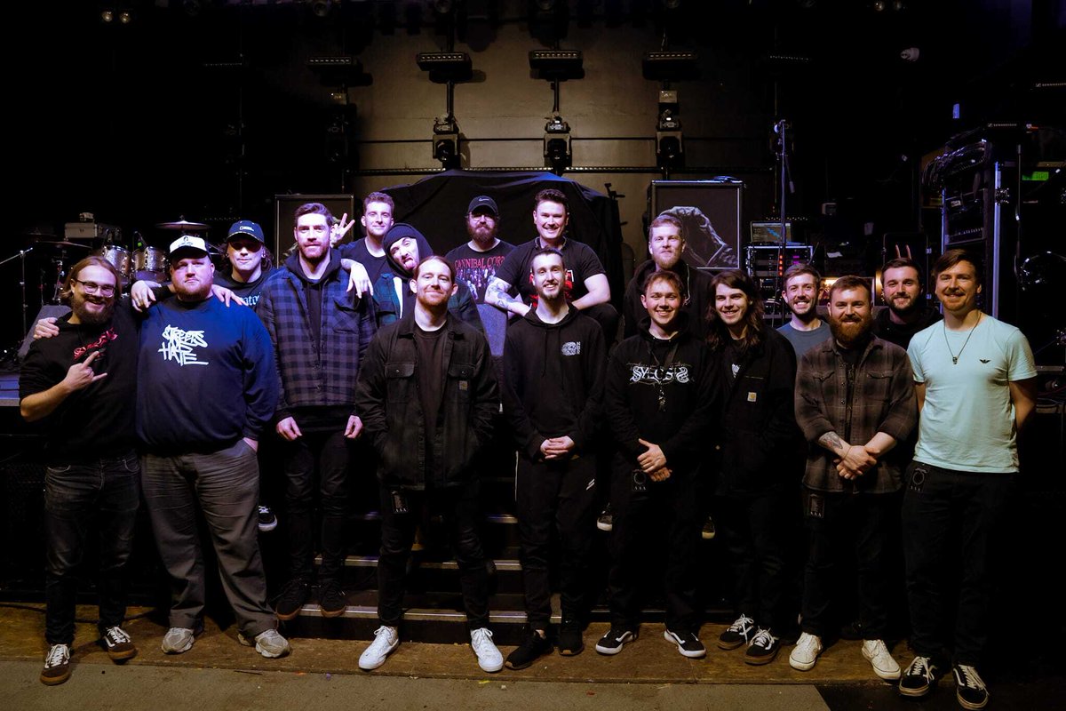 That's a wrap! @Sylosis x @burnermetal x @harbingerriffs tour has come to an end 👊 Had an absolutely unforgettable time hitting the road across the UK and Ireland these past few weeks. A massive shout out to all involved! ❤️ Photo credits: Jessica K Lonie 📸 #tourphoto