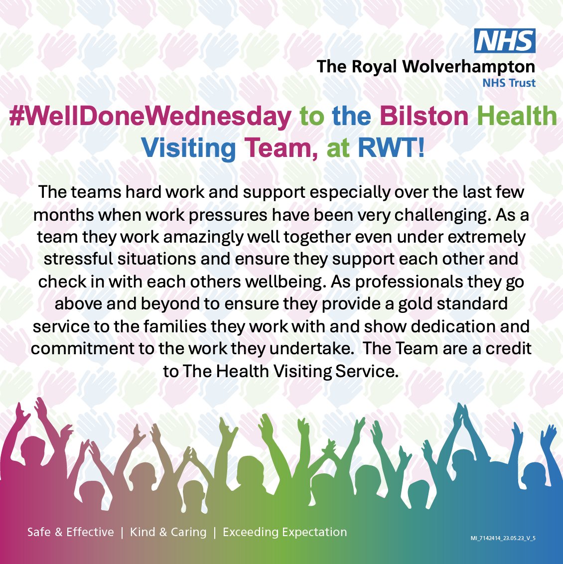 #WellDoneWednesday to the Bilston Health Visiting Team 😃