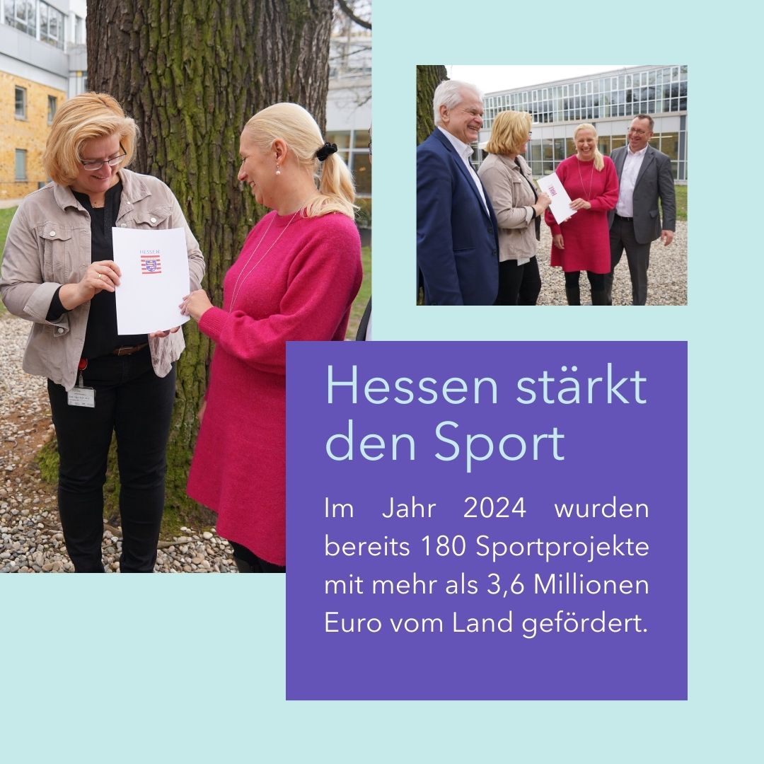 🏓#Hessen stärkt den #Sport! Das Sportministerium hat im ersten Quartal 2024 (Januar bis März) 180 Förderbescheide mit einer Gesamthöhe von mehr als 3,6 Millionen Euro an die hessischen Sportvereine und Kommunen auf den Weg gebracht. #SportlandHessen ➡ hessenlink.de/HMFG19