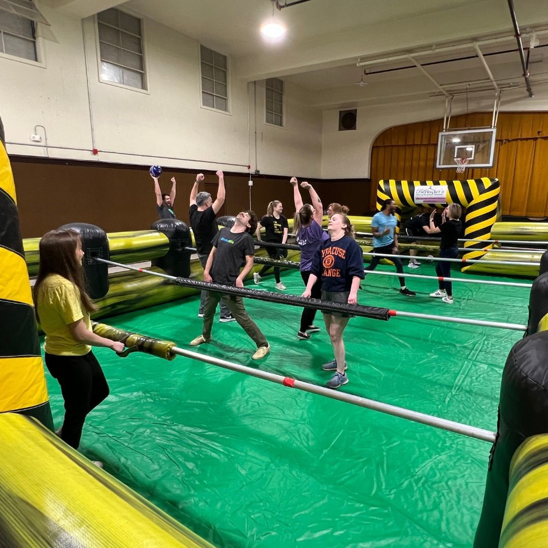 DowntownPitt's tweet photo. Join us on May 9 in Market Square for a fun game of human foosball and support youth programming for Downtown school students.

Gather your team of 5 and get ready to compete in an unforgettable event!

Sign up here ➡️ https://t.co/nxkQmMv4B1 

#DowntownPittsburgh https://t.co/8ycWfyVavN