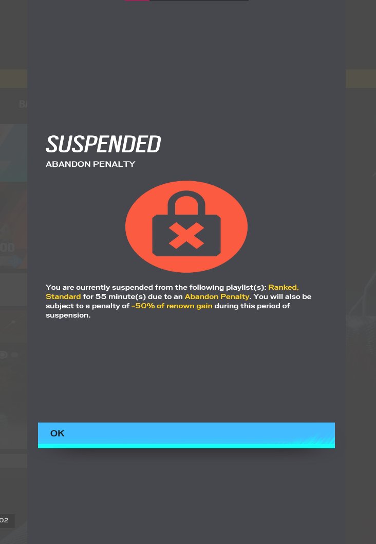 CodeXX22's tweet photo. Hello @UbisoftSupport and @Rainbow6Game , I have just been given an abandon sanction in Tom Clancys Rainbow Six Siege even though I disconnected before entering a game with my peers, and wasn't given the option to reconnect to said game. Any help and support would be appreciated. https://t.co/nMEqX0pmXQ
