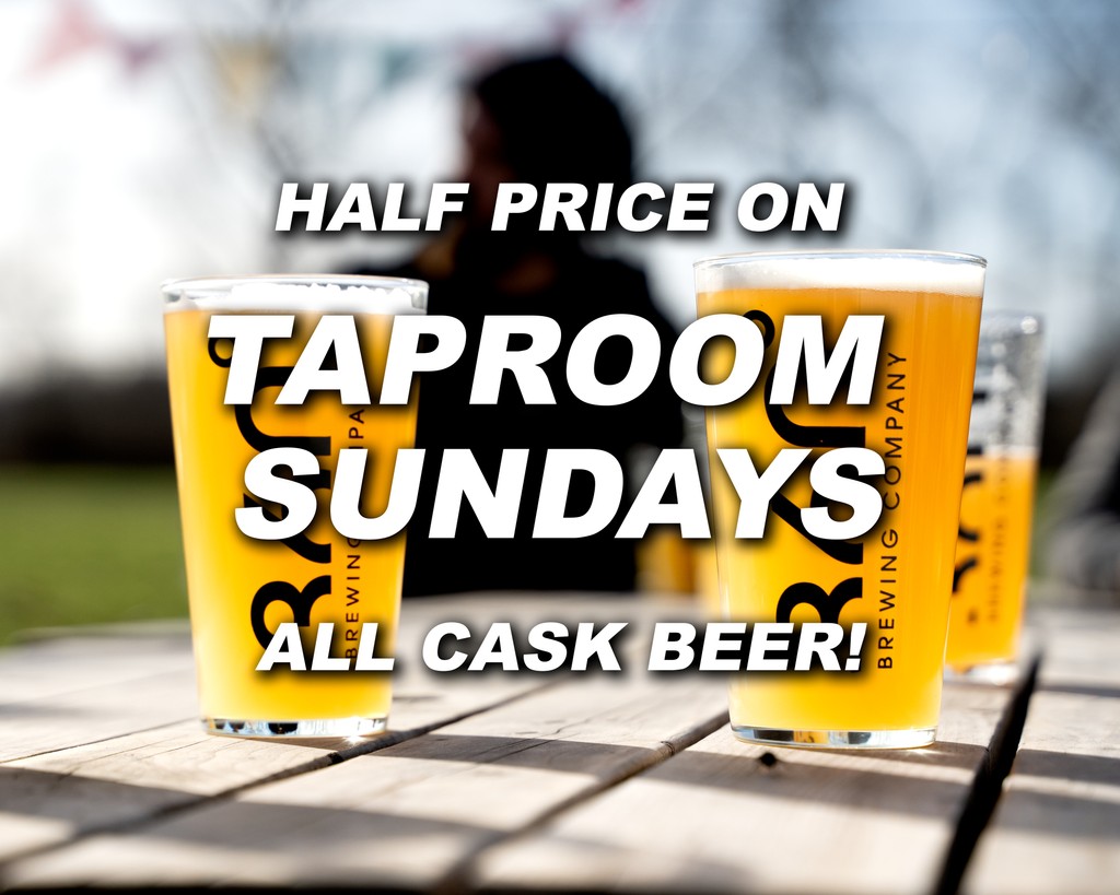 TAPROOM NOW OPEN SUNDAYS: 12-5 DRINKS ONLY // NO FOOD // ALL CASK BEER: HALF PRICE! To help you unwind we're offering half price on all our cask beer each and every Sunday. We're looking forward to slowing down and savouring Sundays with you. Cheers! #360brewco #drinklocal