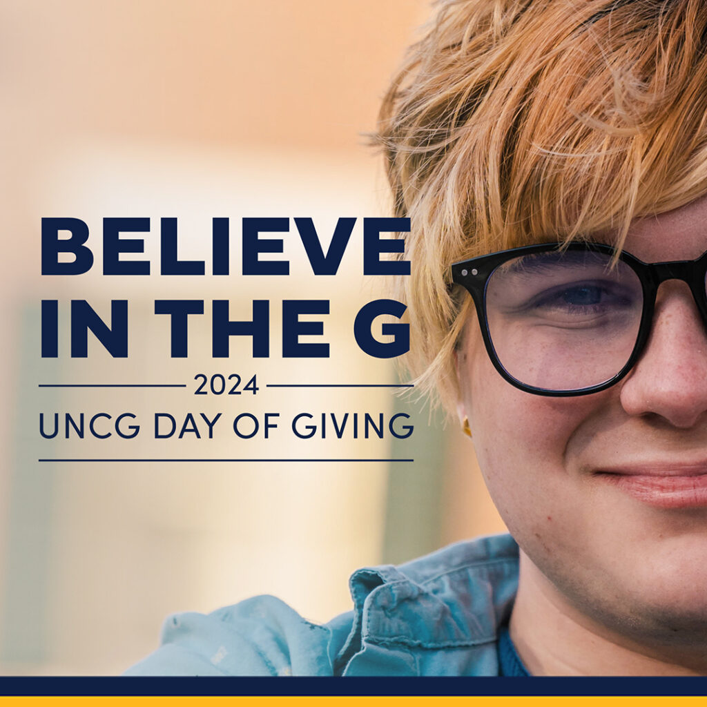 More than a million students, faculty, staff, and community members use the resources of the UNCG University Libraries annually. Donors are an important part of helping us provide first-class information and services. Thank you! Give now at believeintheg.uncg.edu/libraries #BelieveInTheG