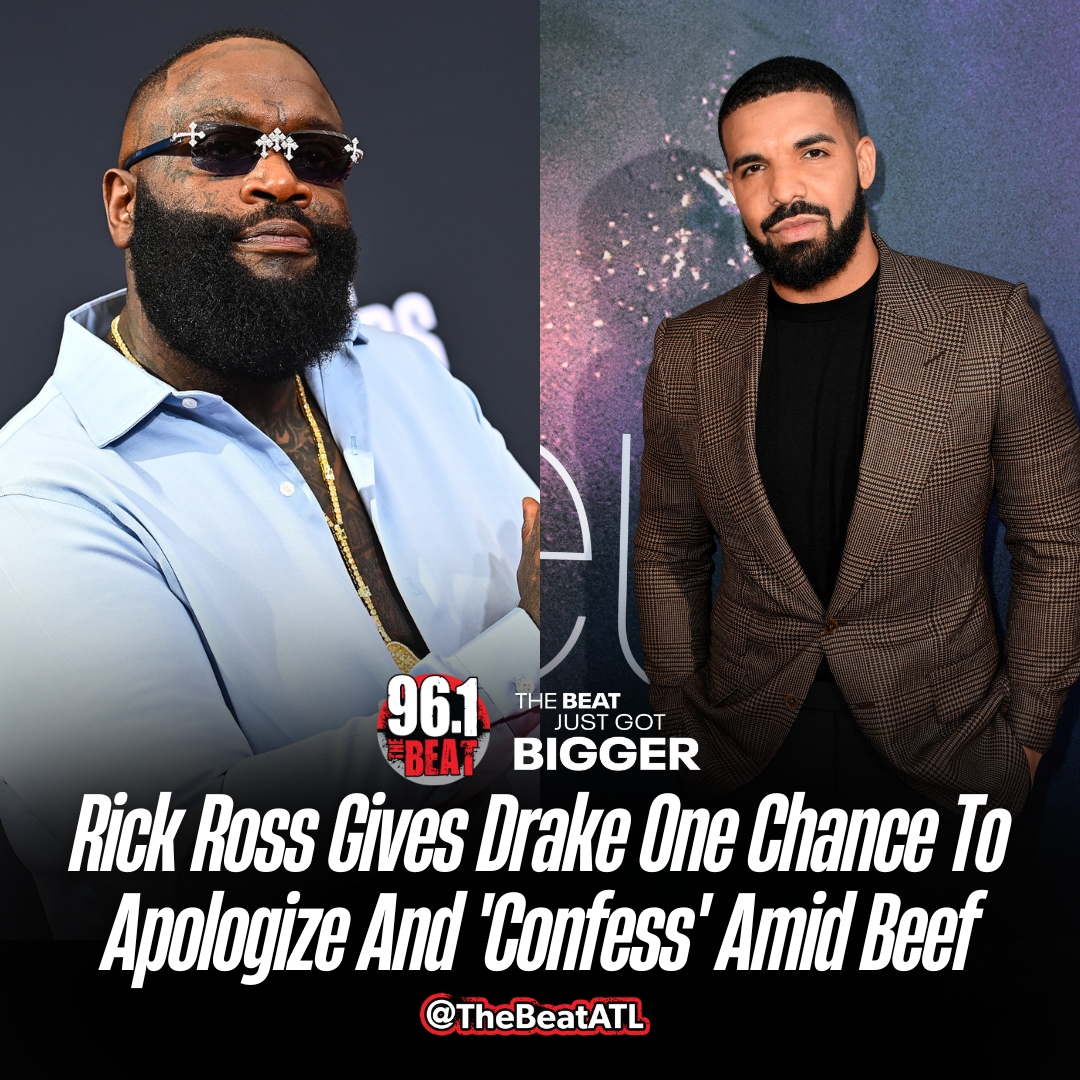 #RickRoss tried to be the bigger person by offering #Drake a chance to put an end to their ongoing beef. Get all the info from @iHeartRadio in our link in bio. 961thebeat.iheart.com/content/2024-0…