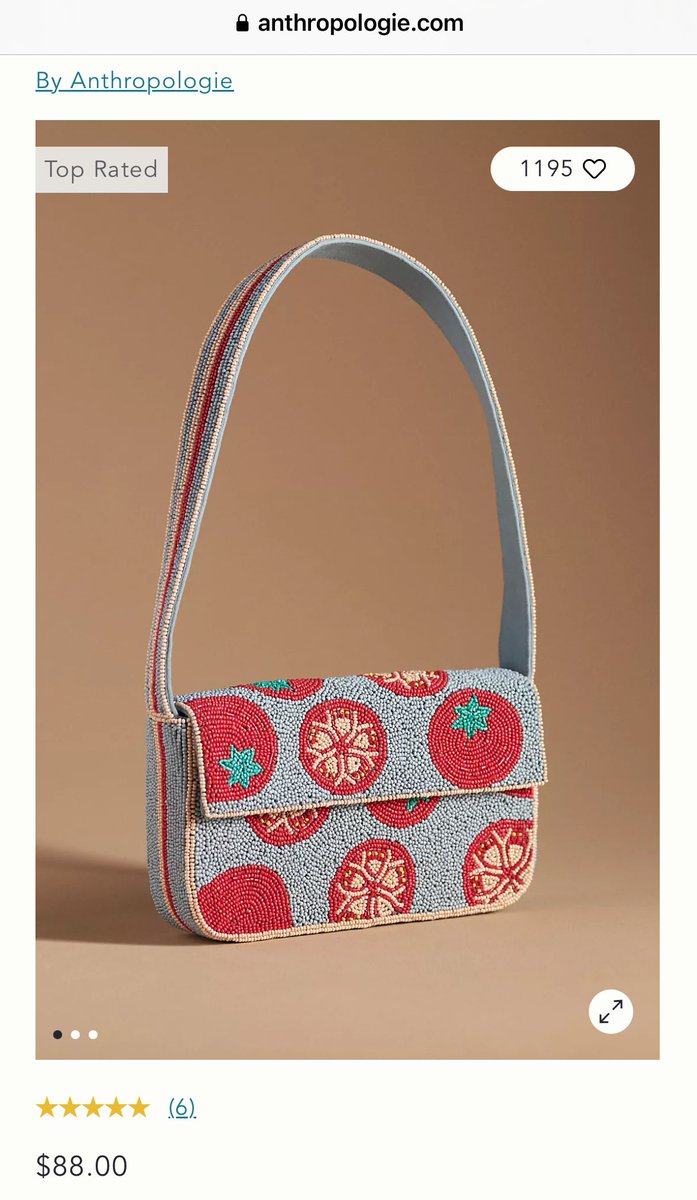 As someone who owns an unreasonable amount of Native made beadwork: seeing Anthropologie sell this for EIGHTY EIGHT DOLLARS is depressing as fuck. Even the strap is beaded, fuckkk