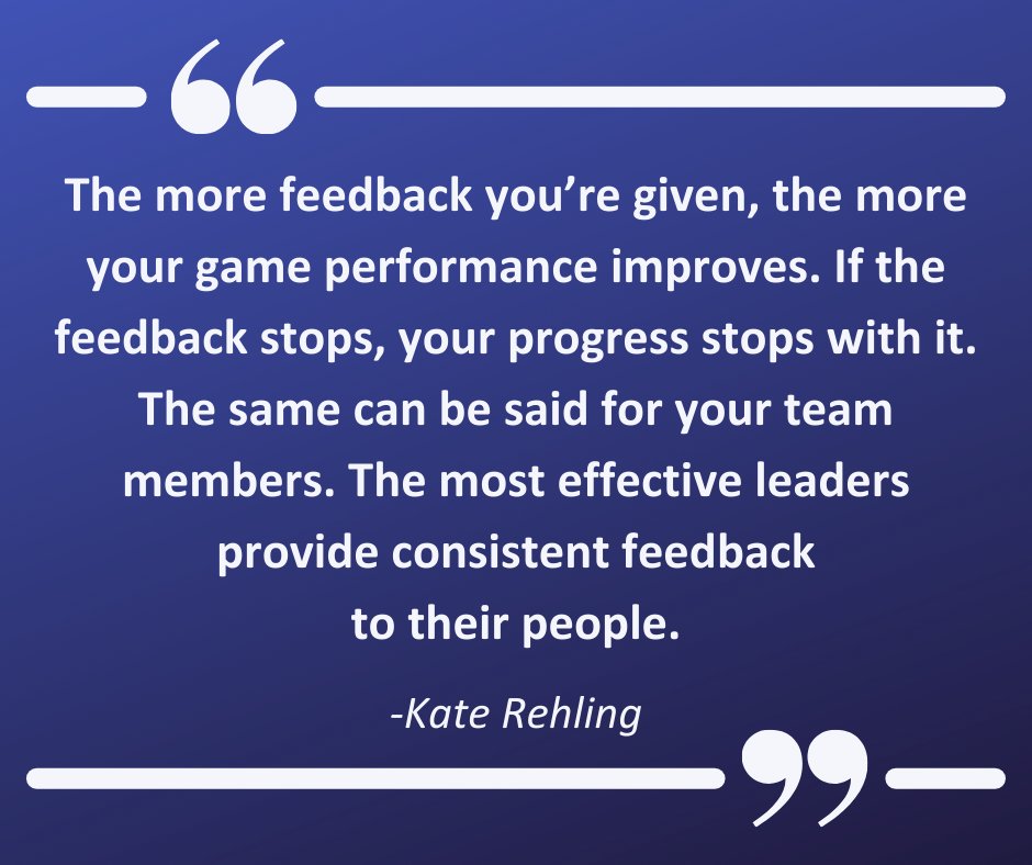 How consistent does your feedback need to be?

To develop your people, keep your people, and beat your numbers, the answer is extremely consistent.

Here are three tips to get started. 👇
bit.ly/3xyxxuF

#feedback #peopledevelopment #salesperformance