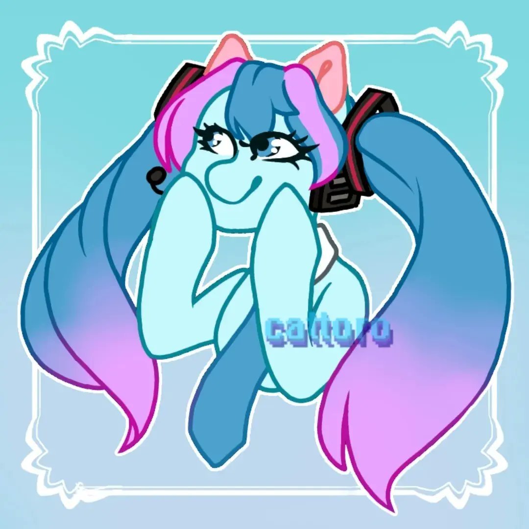 cattoro_08's tweet photo. PONY MIKU!!!
Draw for a collab

#Miku #hatsunemiku #vocaloid #collab #artcollab #mikupony #mlpart https://t.co/spBRJRGxcn