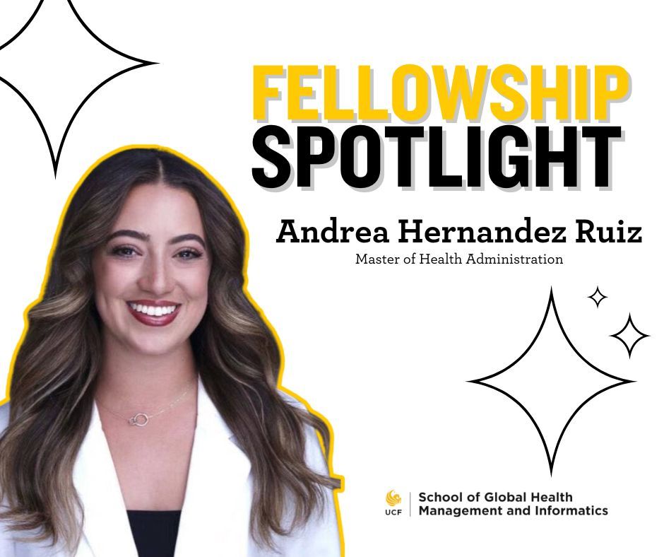Meet Andrea Hernandez Ruiz, healthcare leader-to-be starting a dynamic fellowship at Atrium Health Wake Forest Baptist Hospital. Great work, Andrea--we're proud that you chose us to earn your MHA degree. #GoKnights #MHA #UCF