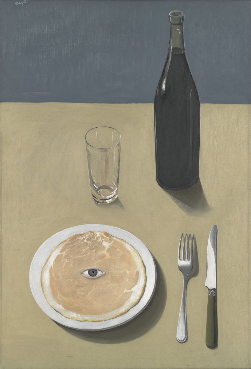 ルネ・マグリット 
（Rene Magritte、1898-1967）
『肖像画』
（The Portrait）