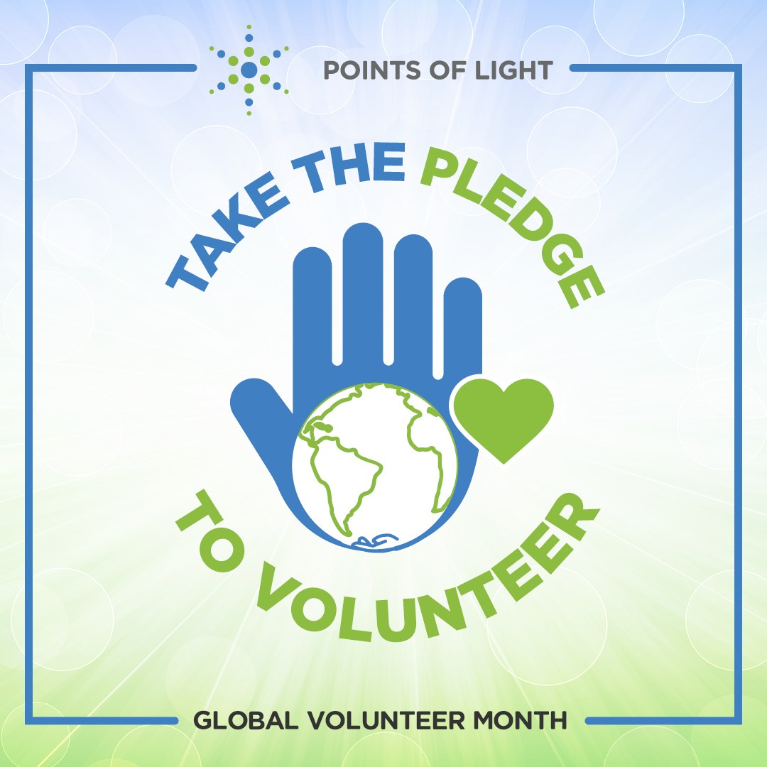 🤝 Join us in making a difference during #GlobalVolunteerMonth. Take the pledge to plan, do, and share ways to support my community through volunteerism and civic action. Learn more at @PointsofLight and take the pledge: pointsoflight.org/global-volunte…