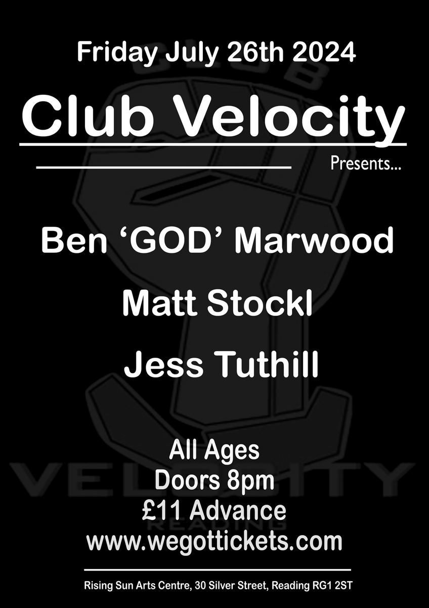 Indeed, we're struggling to keep up with all of @ClubVelocity's shows, both at Face Bar and @RisingSunArts. but you can find all the ones we've got so far at whatsonreading.com/venues/club-ve…