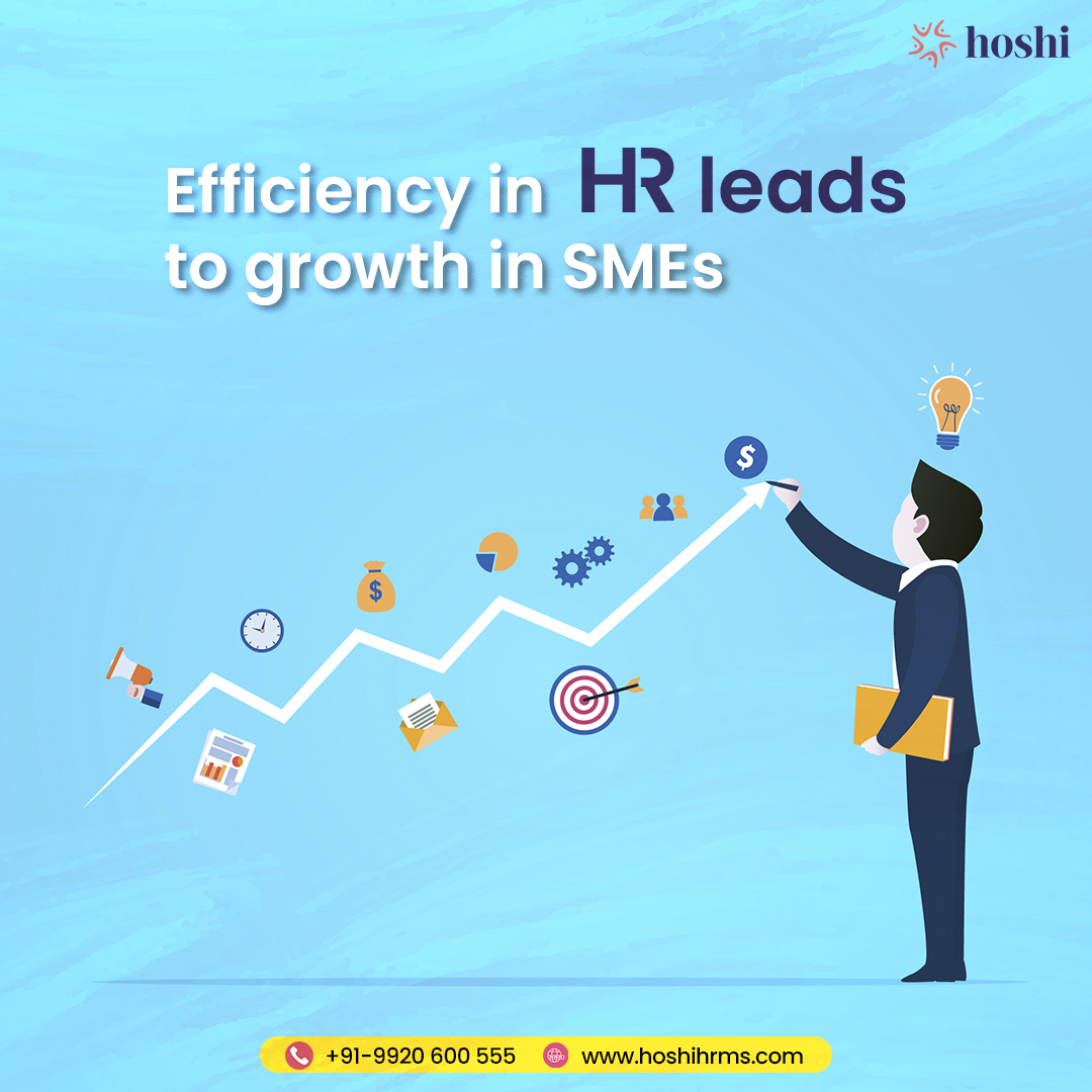 Let's drive growth together with efficient HR practices. Who's leading HR in your SME? Tag them! 🚀 #HoshiHRMS #HRMS #HR #HRsoftware #HRIS #SMEGrowth