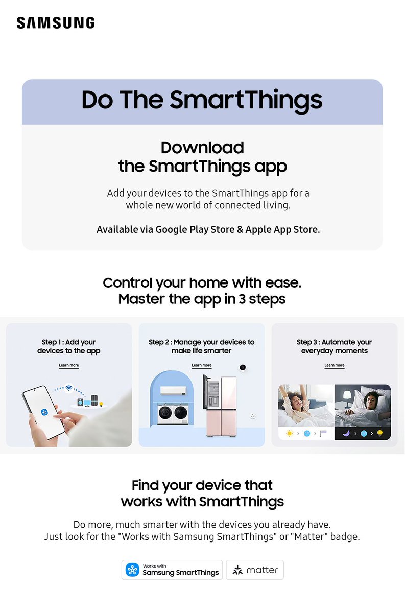 This #EarthMonth, celebrate our planet and take action to protect it with #SmartThings Energy. This feature monitors your home's energy use,offers energy-saving tips and more. The AI Energy mode users can save up to 70% of energy consumption.
samsung.com/za/smartthings/