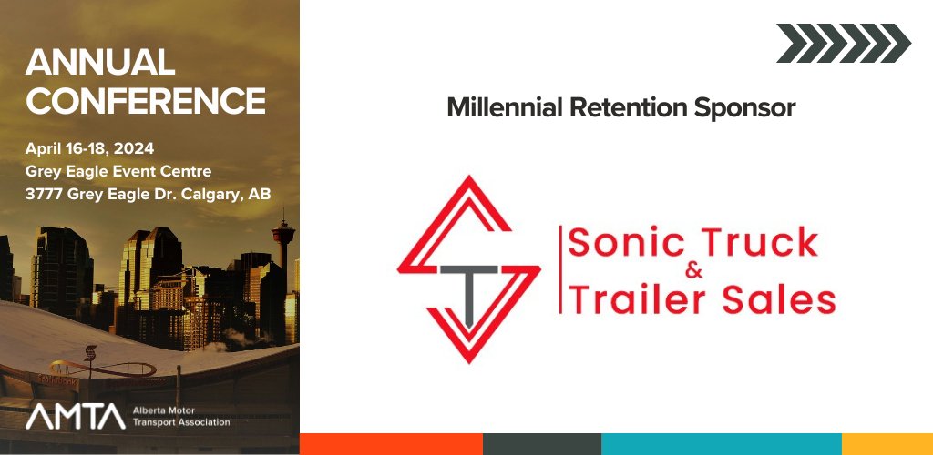 Thank you, Sonic Truck & Trailer Sales for supporting #AMTA86!