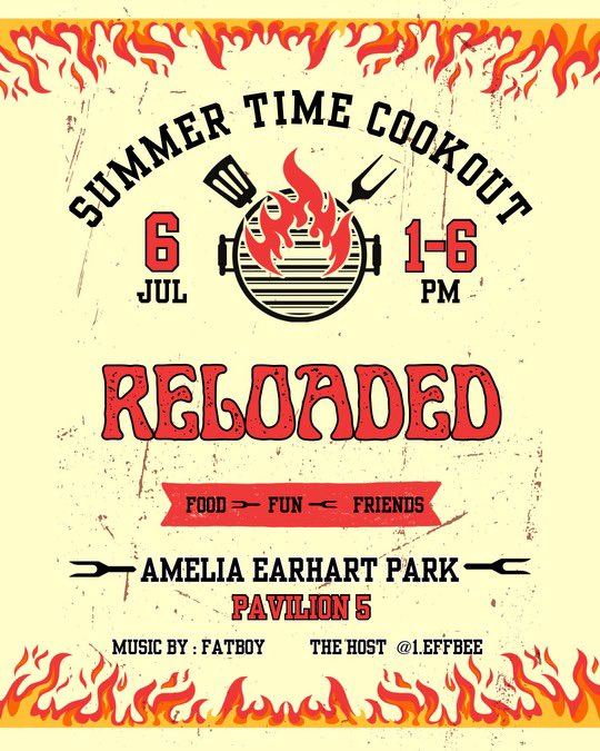 SmokeeLon's tweet photo. This year SummerTimeCookOut is brought to you by Gifted Hands, Shang-A-Lang Apparel , Built Different, and Finesse Fit. This year cookout we get back into spreading love, positivity, and a good time violence free. Okayyyy we’re Reloadedddddd !!! #SummerTimeCookOutReloaded https://t.co/okifMQQYbq