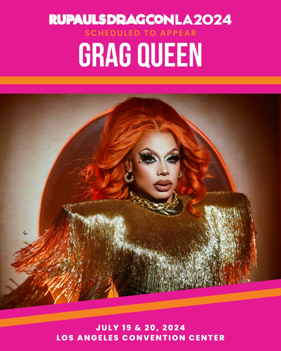 Shantay, você fica! 🇧🇷 #DragRaceBrasil host @gragqueen is coming to @rupaulsdragcon - the largest gathering of #DragRace queens in the WORLD! 🌴 🎟️ #DragCon LA tickets on sale at rupaulsdragcon.com 🗓️ July 19 & 20 📍 L.A. Convention Center