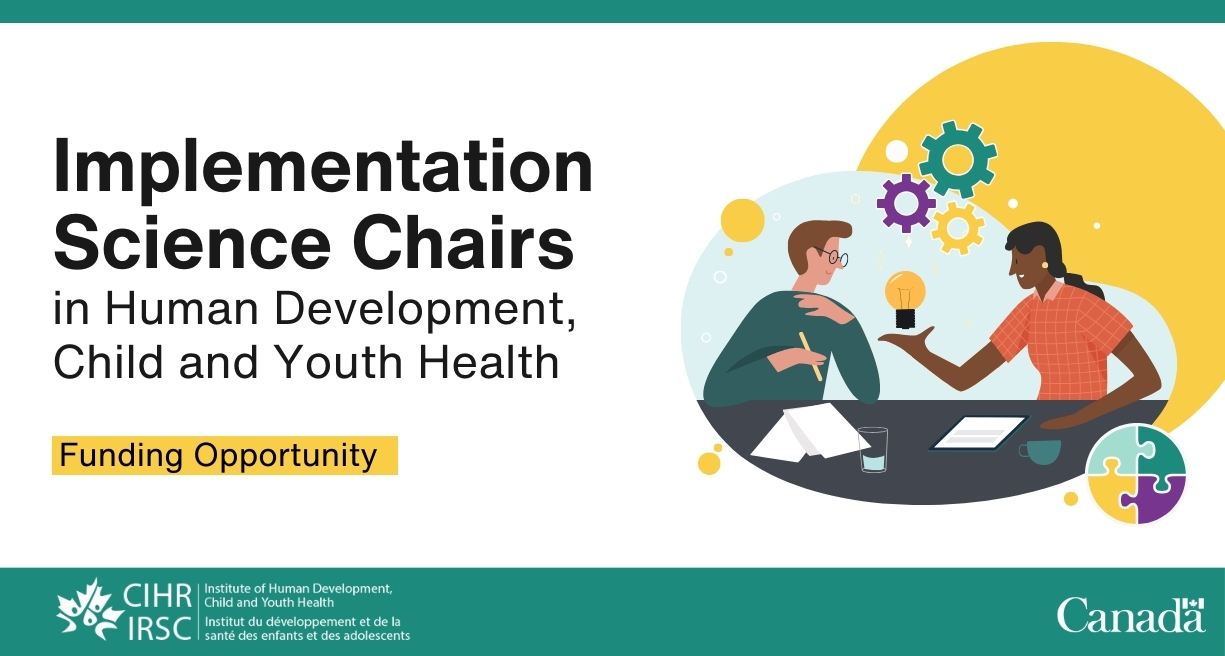 CIHR-IHDCYH on X: &ldquo;📣Pre-announcement: #IHDCYH Implementation 
