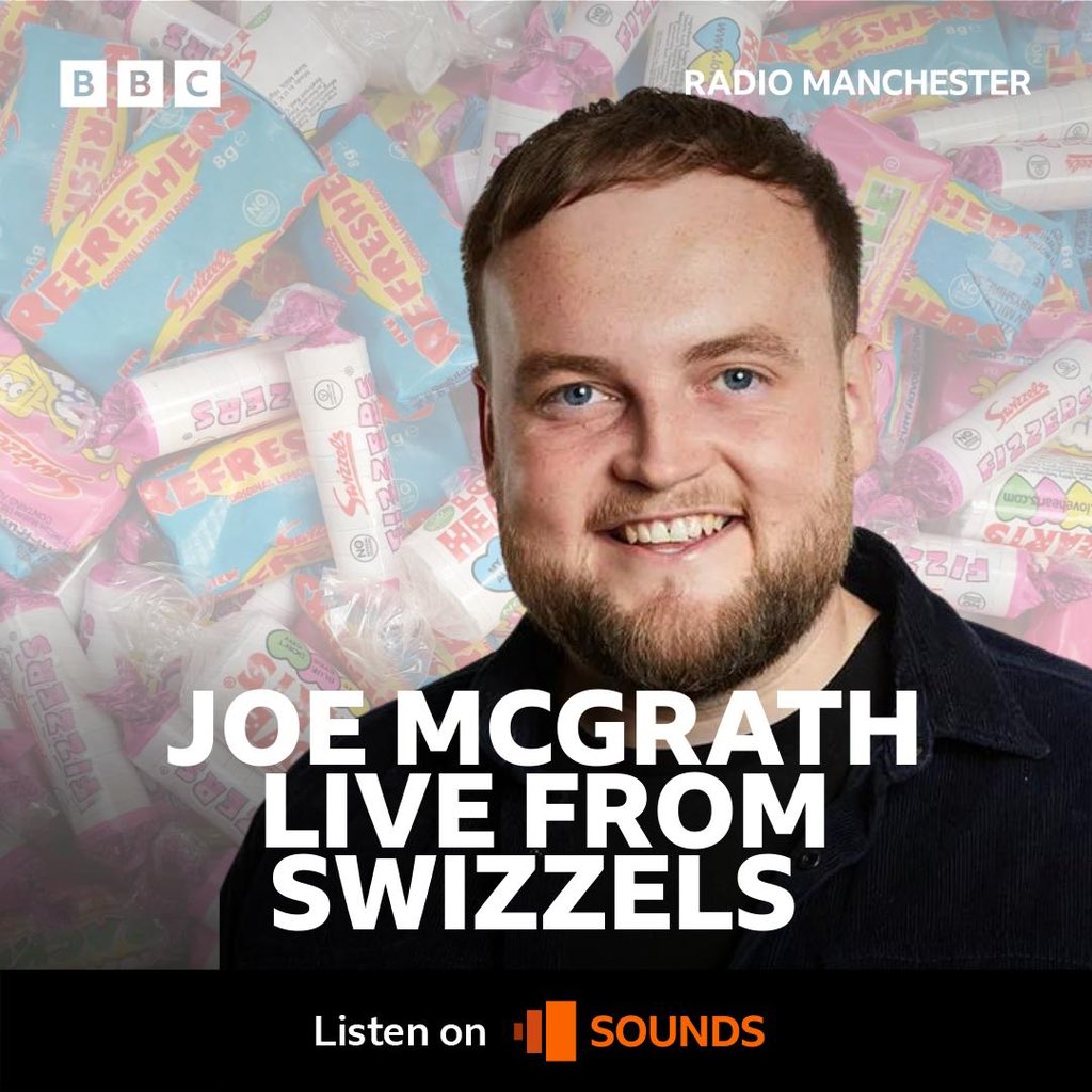 Coming live from Swizzels on Thursday - listen in to some familiar local voices and all the usual favourites from BBC Radio Manchester BBC.in/manclistenlive #bbcradiomanchester #swizzels #visitnewmills