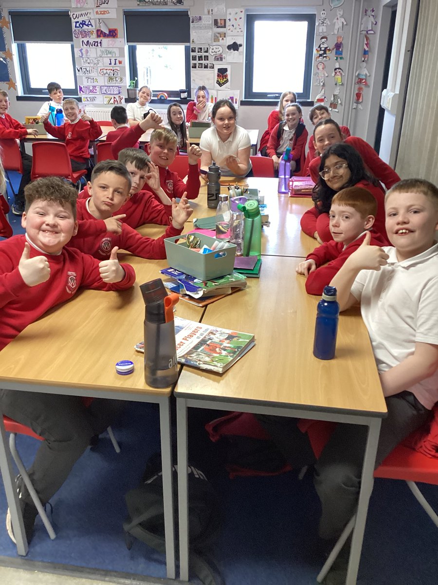 Last but not least for Mrs Martin’s ‘Getting To Know You’ sessions was P6. High on the priority list for these young learners was more active schools experiences and ICT.