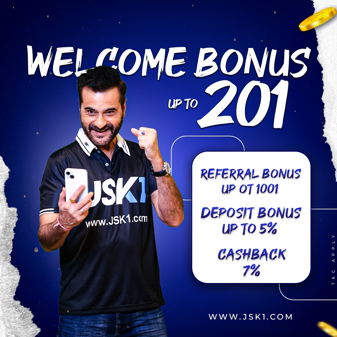 Amazing news for you!
We are coming with another freezing bonus offers for this IPL season!
Join Now and Get All...

#jsk1 #bonus #sanjaykapoor #welcomebonus #referralbonus #depositbonus #joinnow #getnow #playnow