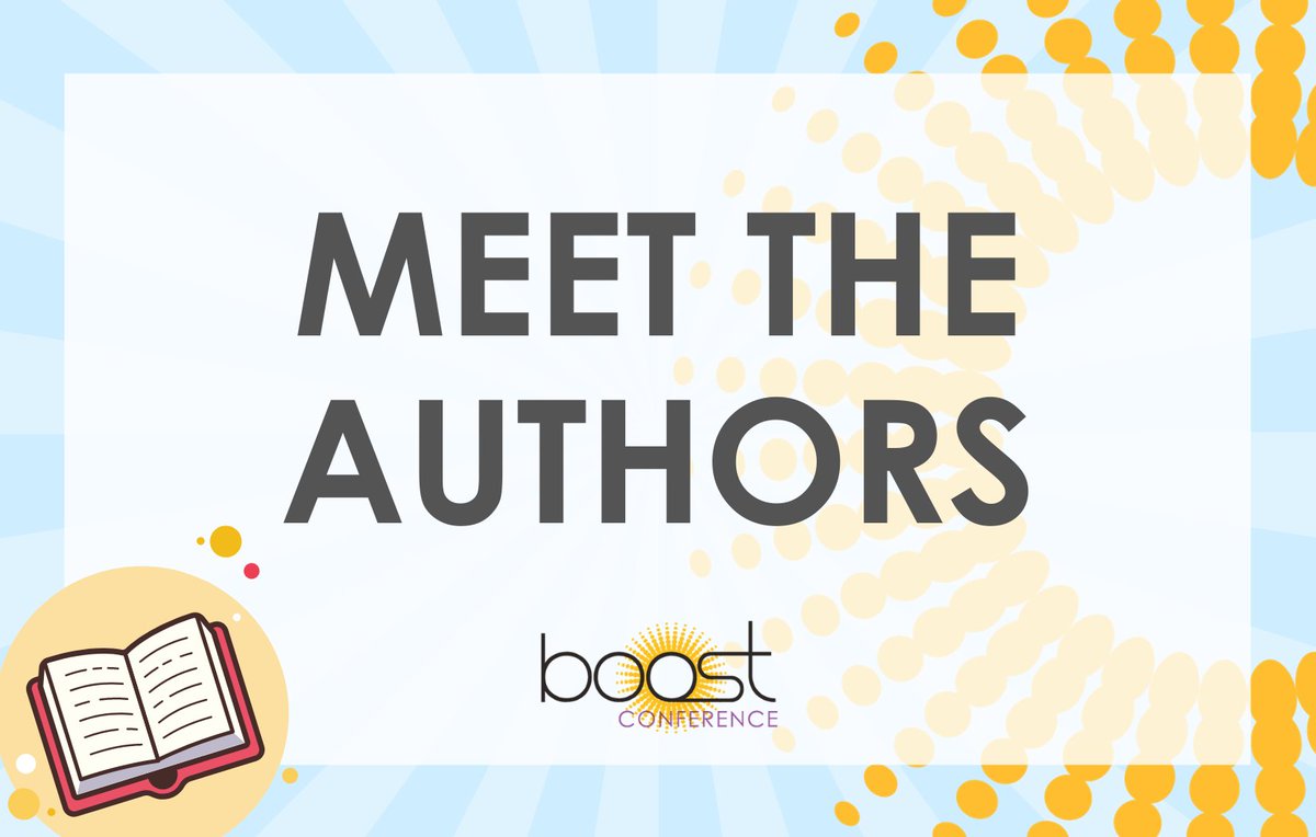 Join us at the 2024 #boostconference to meet & greet with our Keynote Speakers and other prominent authors at our Meet the Authors events as they autograph their books following their workshop sessions! Learn more: boostconference.org/meet-the-autho…