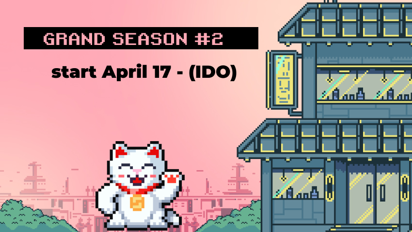 New Season (pre IDO) officially started! 🔥

Big prizes, big partnerships, #IDO partners and many more 😻

Join and start farming now! Don't miss your chance!

#GameFi #SolanaAirdrop #solana