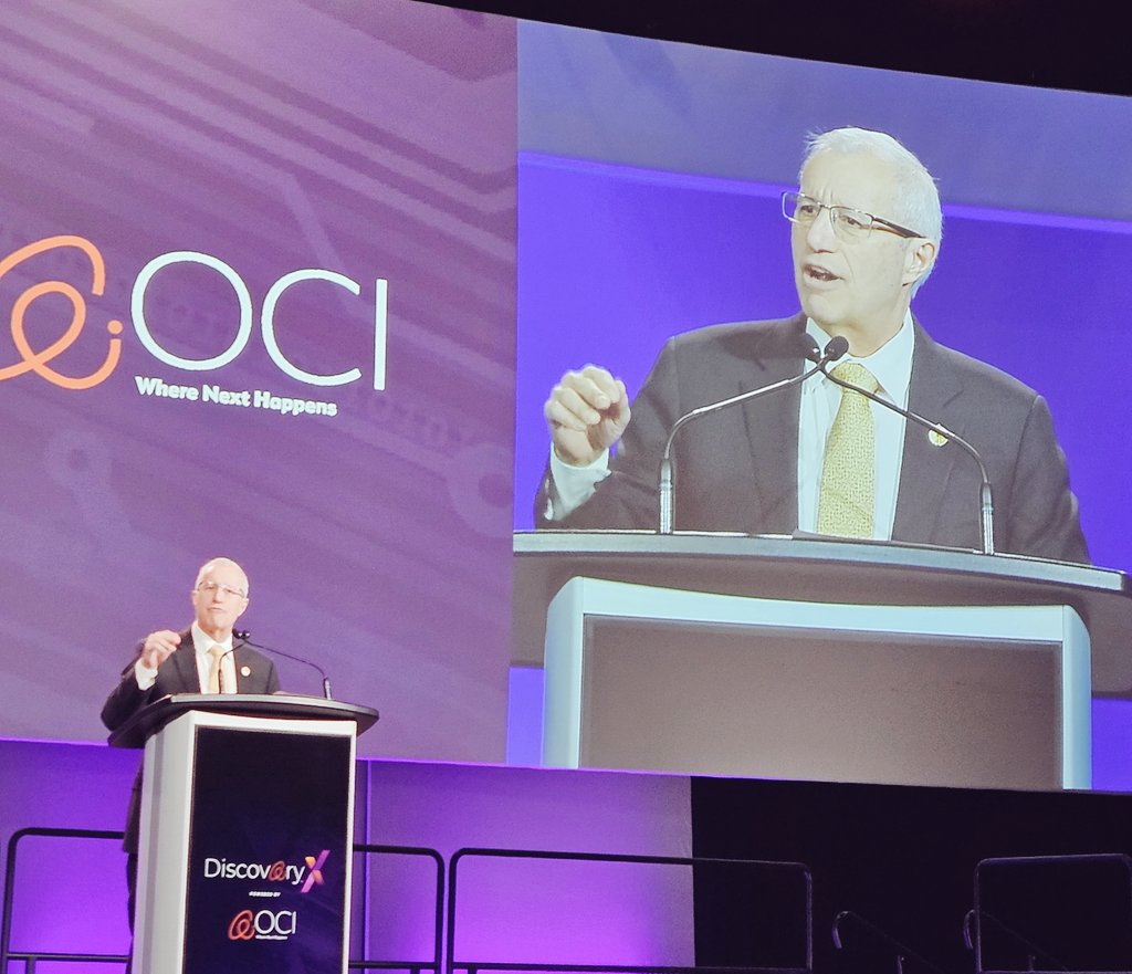 'Ontario is shaping the tech future.' Welcome to Ontario’s innovation ecosystem, including as @VictorFedeli notes, Ontario’s fabulous colleges and universities #DiscoveryX2024 @CollegesOntario @OCInnovation