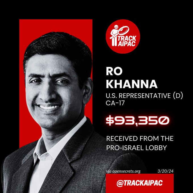 .@RoKhanna ... is for sale. 

And the @USProgressives caucus.... entirely worthless.

@dccc @dscc