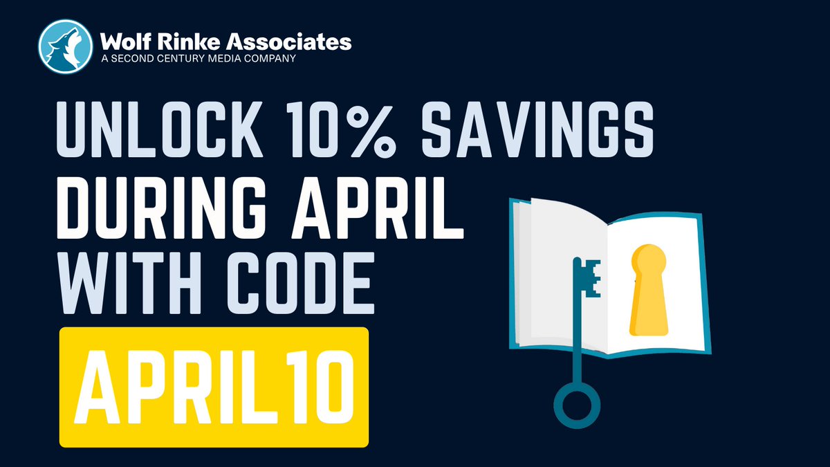 Unlock 10% off orders of $150 or more now through the end of April! Browse our top-notch resources and use code APRIL10 to enjoy your 10% discount. Explore Wolf Rinke Associates today and save: wolfrinke.com