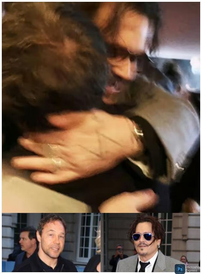 Absolutely love this friendship 😍 'Johnny Depp's emotional reunion with Stephen Graham' 📸Express 'As Depp ascended the staircase into the main screen of the Curzon Mayfair, Graham ran up to the Hollywood star &... the pair shared a heartfelt embrace' express.co.uk/entertainment/…