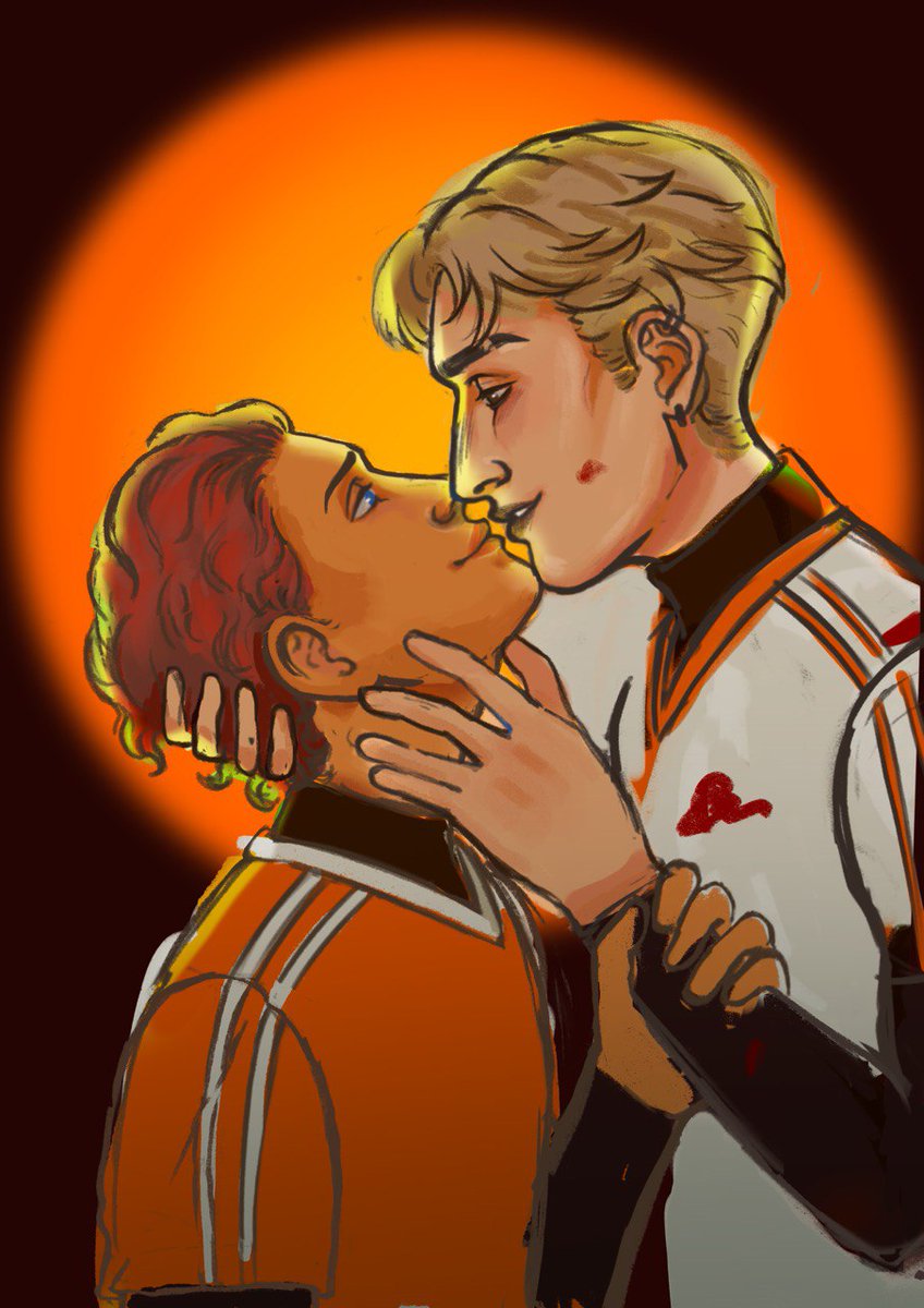 I'm really happy with how they look. I think I might be done with this #wip this weekend. Maybe I'll play more with Neil's expression. Have you already started the new book?

#TheFoxholeCourt #AllForTheGame #NeilJosten #AndrewMinyard #andreil #wip #WIPWednesday