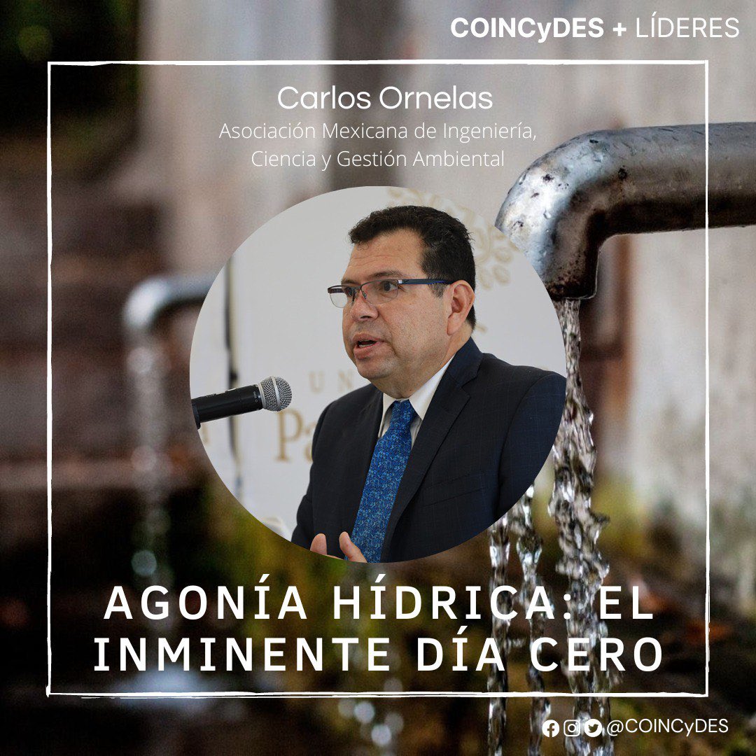 COINCyDES + Líderes || Agonía Hídrica: El Inminente Día Cero || Carlos Ornelas - Asociación Mexicana de Ingeniería, Ciencia y Gestión Ambiental

📅 Miércoles 17 de abril, 2024
⏰ De 6:00 PM a 6:30 PM
🔗 Vía YouTube

🌊 El futuro del agua en #Guadalajara #Agua #Sostenibilidad