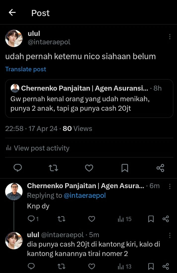 lu pernah ga sih ngetwit sendiri ketawa sendiri