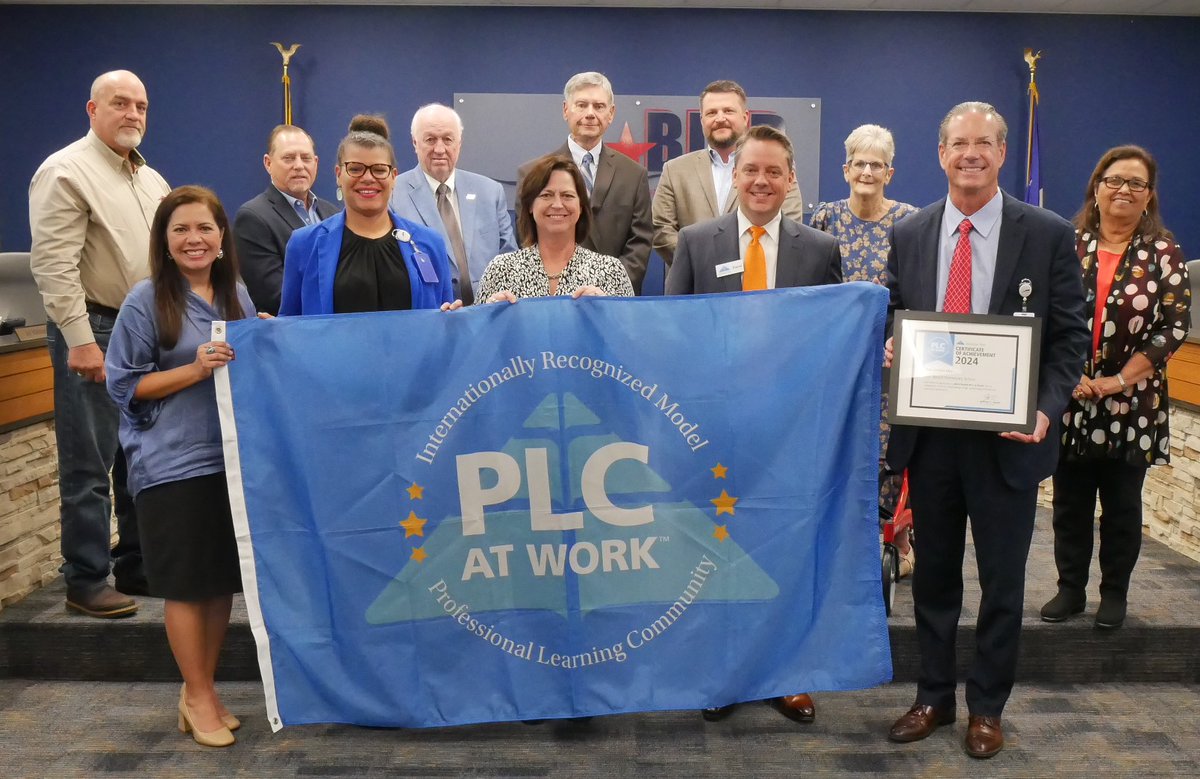 At the April Board meeting, A.P. Beutel was recognized as a Model PLC at Work™ Professional Learning Community. Congratulations to the Principal Laura Morris and her amazing staff. brazosportisd.net/.../beutel_ele…... #BISDpride #BISDfamily